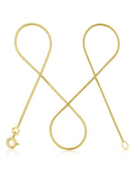Schlangenkette ETERNITY Hauchzart 8k Gold
