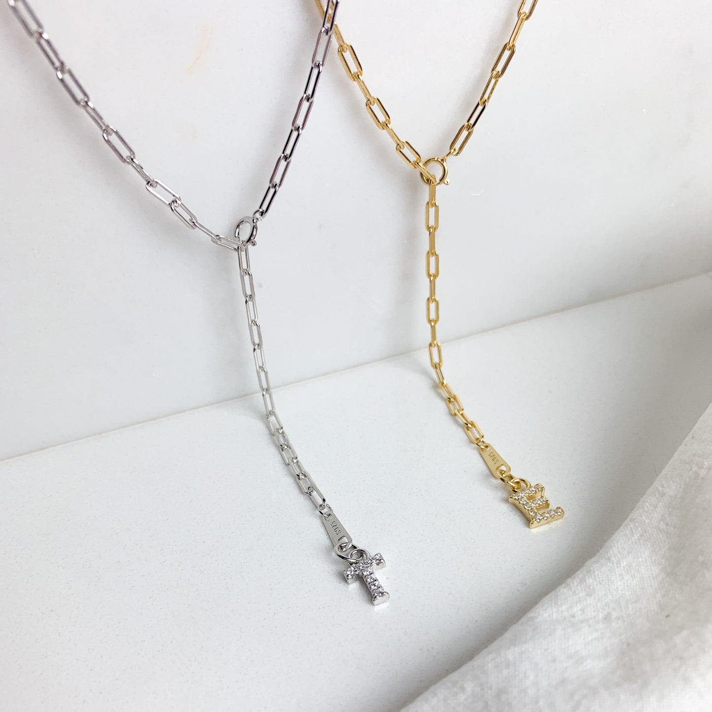LETTER Y-DROP YLVIE NECKLACE-2