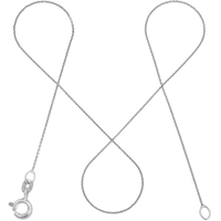 Ankerkette DELICATE Hauchzart 14k Weißgold