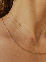 Ankerkette DELICATE Dünn 14k Echtgold Diamantiert