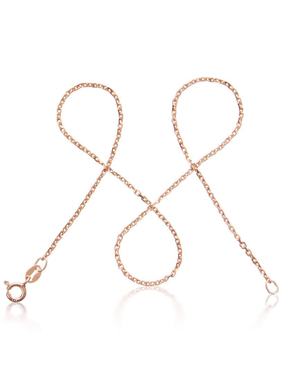 Ankerkette DELICATE Filigran Roségold Vergoldet