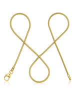 Schlangenkette ETERNITY Dünn 8k Gold