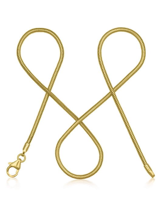 Schlangenkette ETERNITY Fein 8k Gold-0