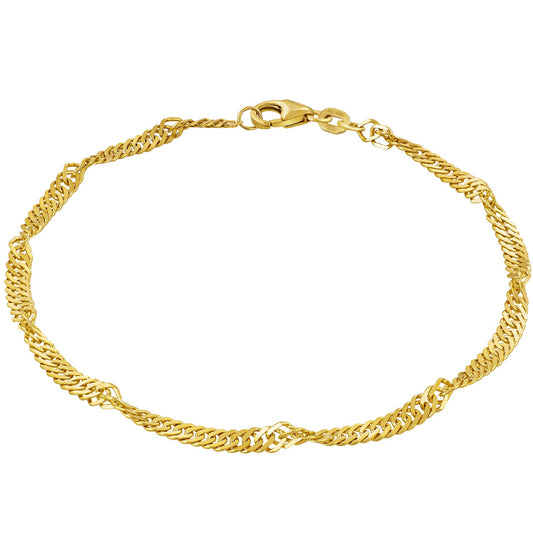 Armband Singapurkette SINGAPORE Original 14k Echtgold