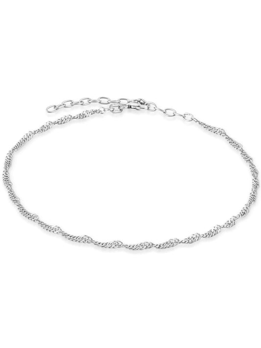 Fußkette Singapurkette SINGAPORE Silber