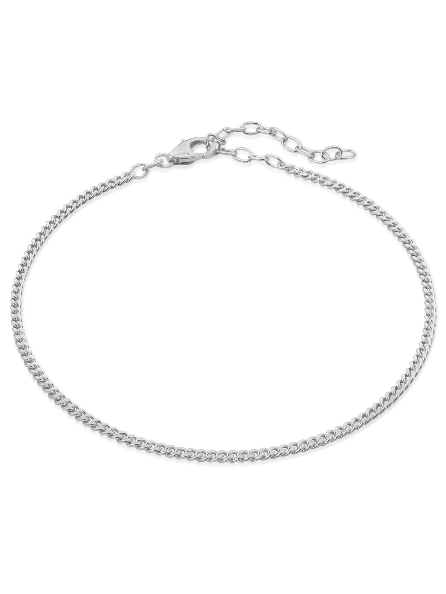 Fußkette Panzerkette TIMELESS Silber