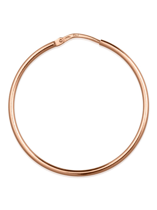 Kreis Creolen HOOP Klassisch Roségold Vergoldet-0