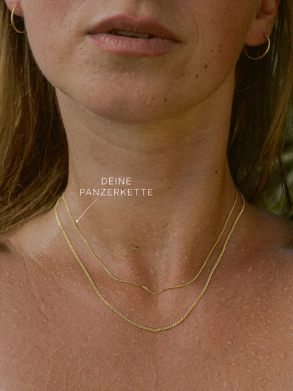 Panzerkette TIMELESS Zierlich 8k Gold-1