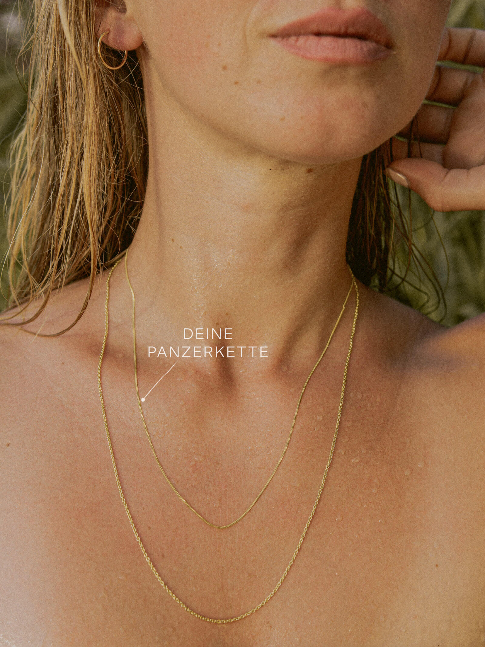 Panzerkette TIMELESS Hauchzart 8k Gold-2