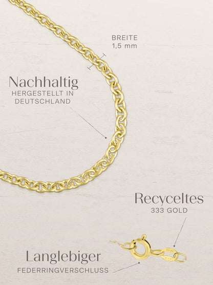 Ankerkette DELICATE Filigran Gold-3