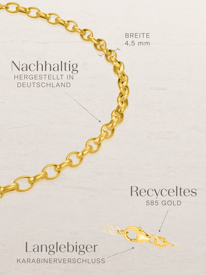Armband Erbskette TENDER Modern 14k Echtgold-2