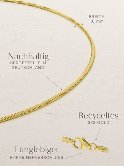 Schlangenkette ETERNITY Fein 8k Gold-2