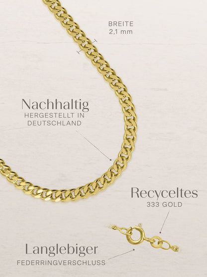 Panzerkette TIMELESS Elegant 8k Gold-2