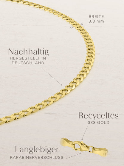 Panzerkette TIMELESS Original 8k Gold-3