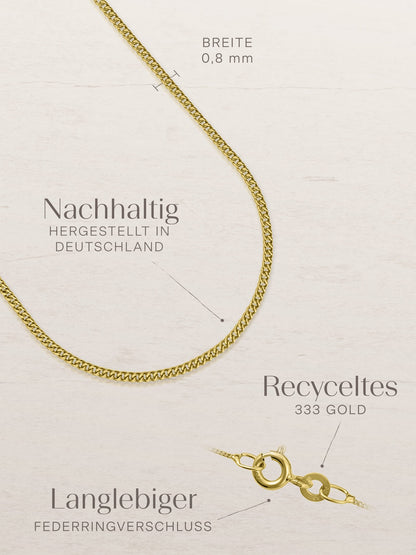 Panzerkette TIMELESS Hauchzart 8k Gold-4