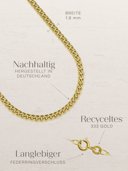 Panzerkette TIMELESS Dezent 8k Gold-2