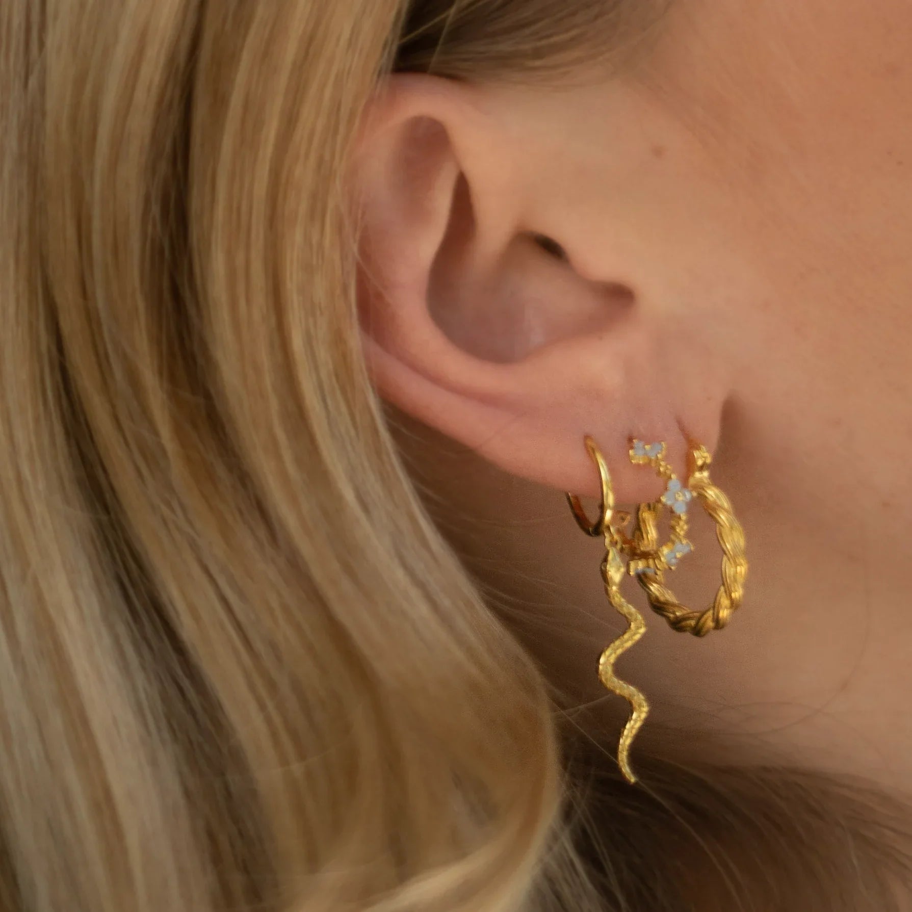 SERENITY HOOPS 1CM-1