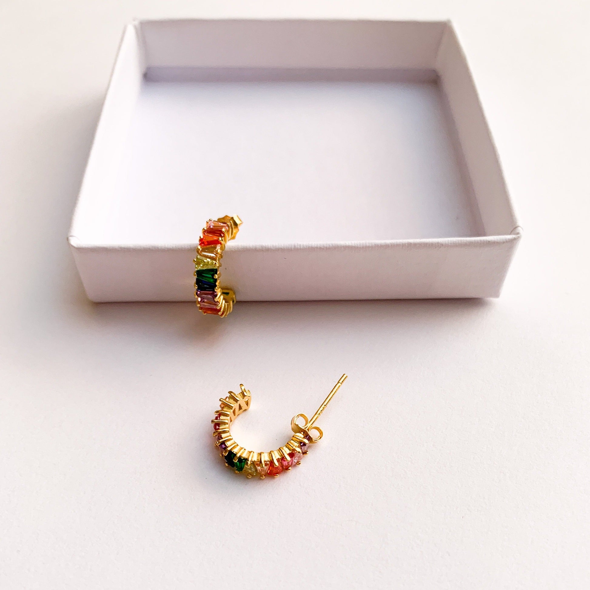 KYLIE RAINBOW HOOPS 1.4CM-3