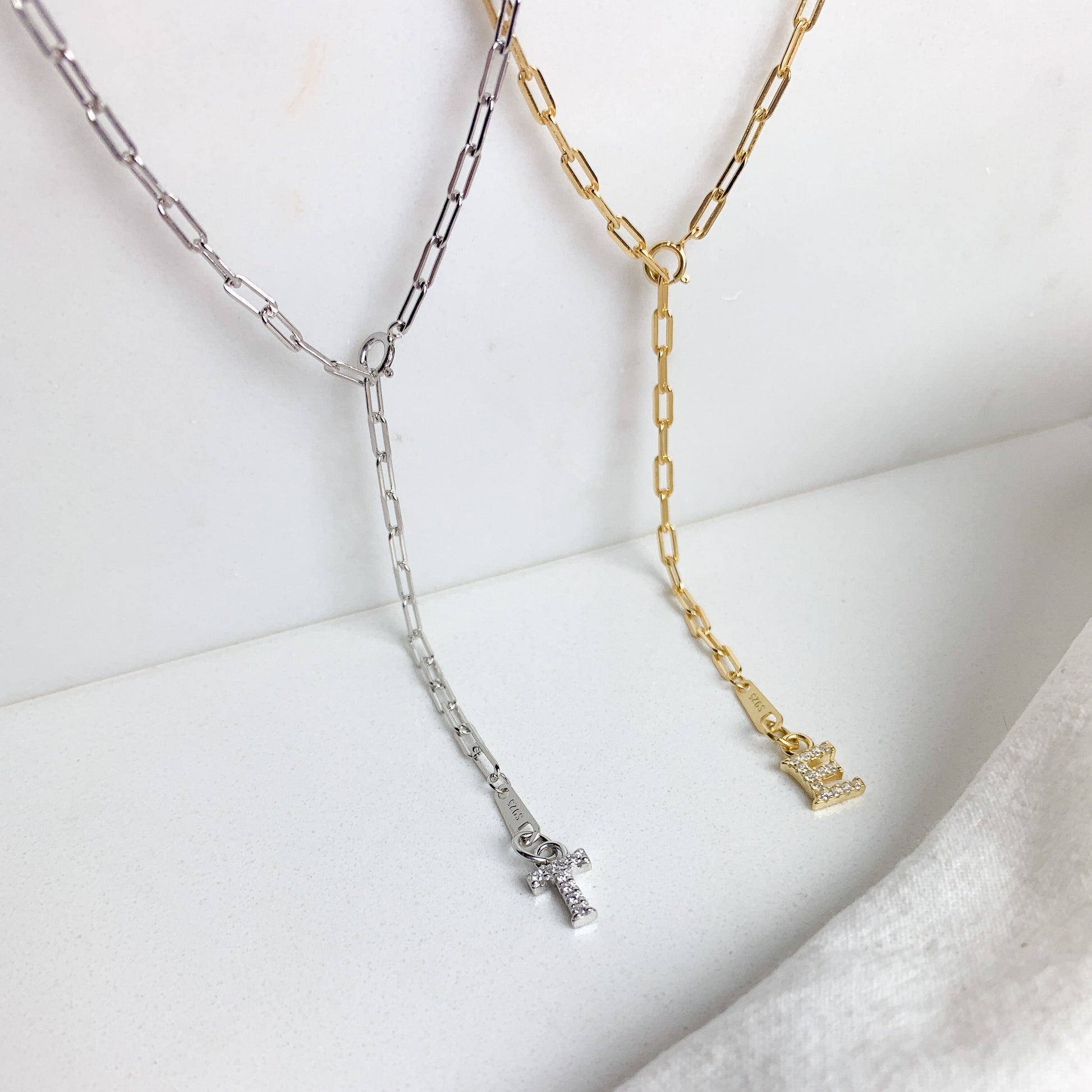 LETTER Y-DROP YLVIE NECKLACE-2