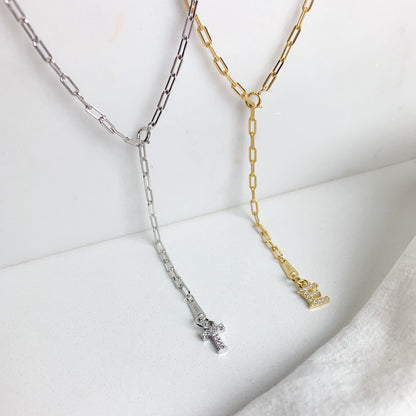 LETTER Y-DROP YLVIE NECKLACE-2