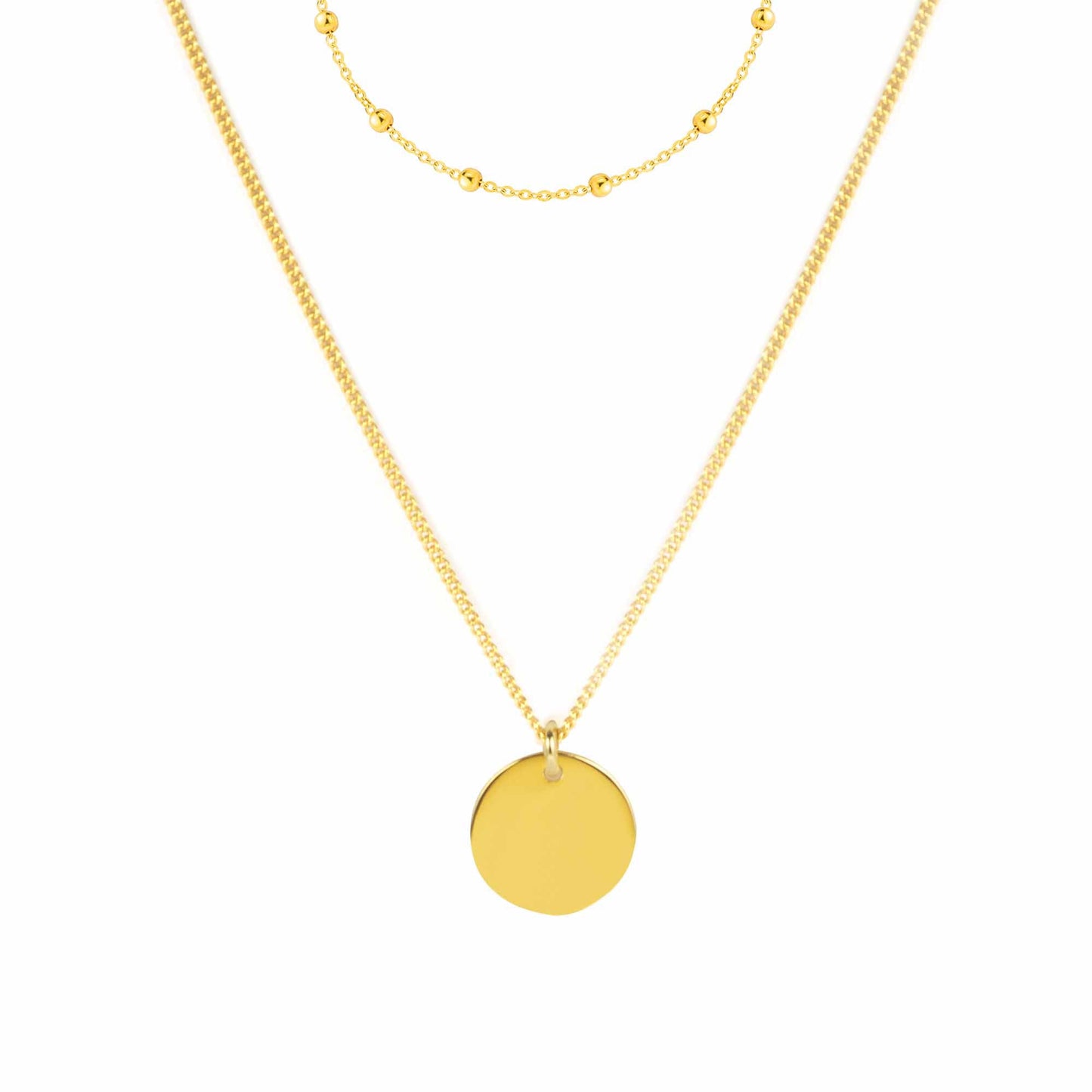 HAZEL DOUBLE LAYER NECKLACE