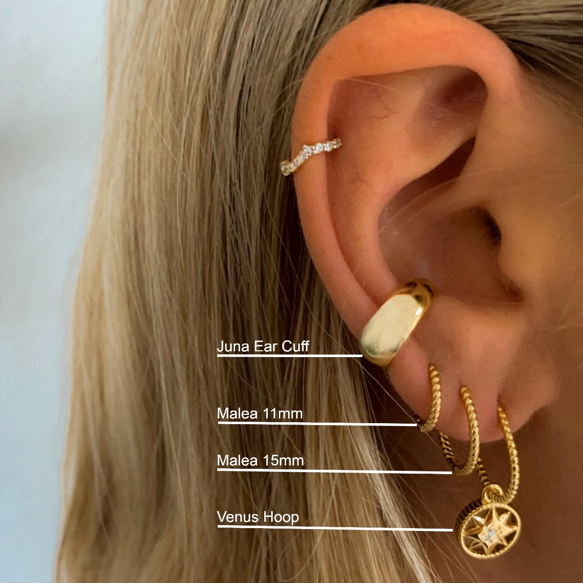 MALEA HOOPS 1,1CM-2
