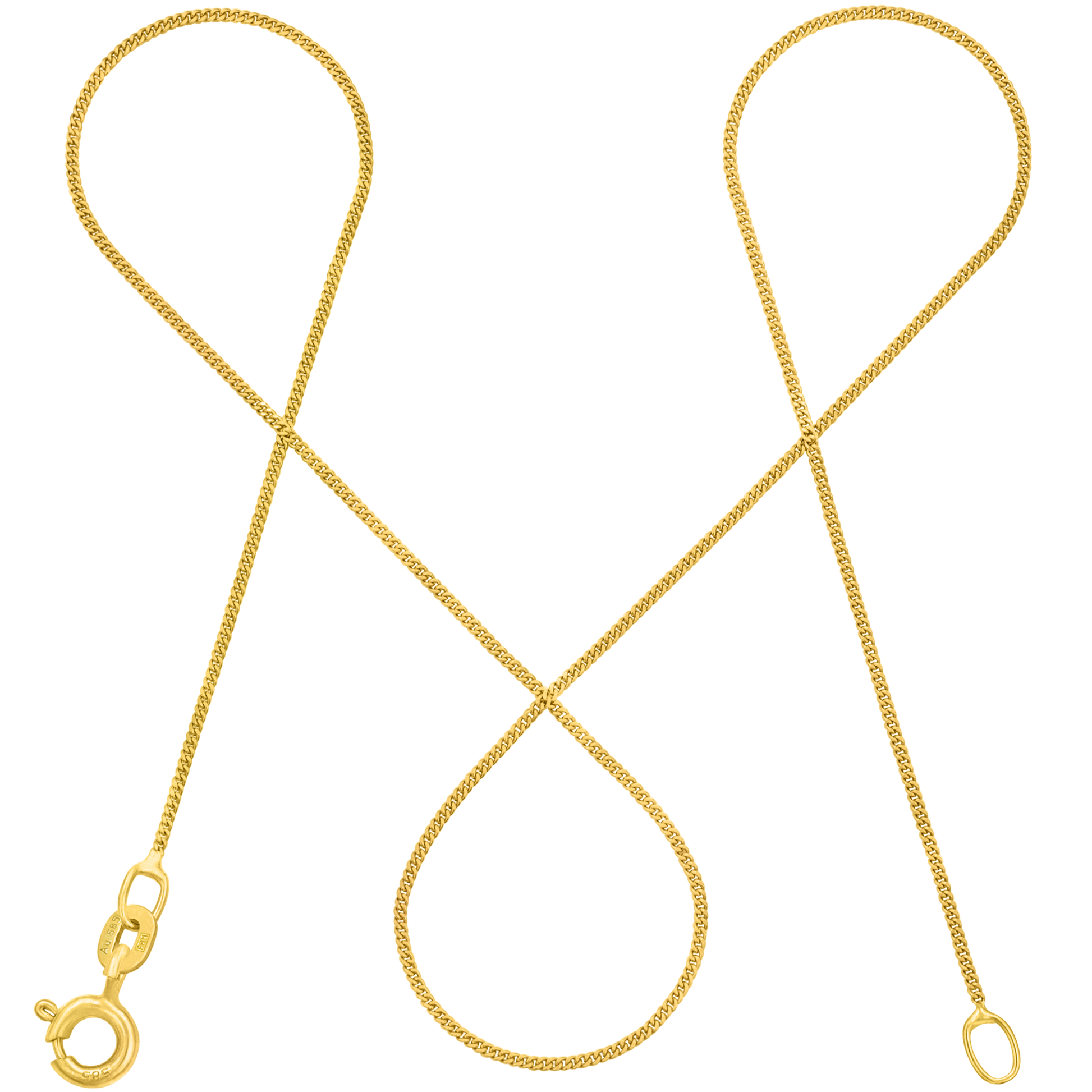 Panzerkette TIMELESS Hauchzart 14k Echtgold