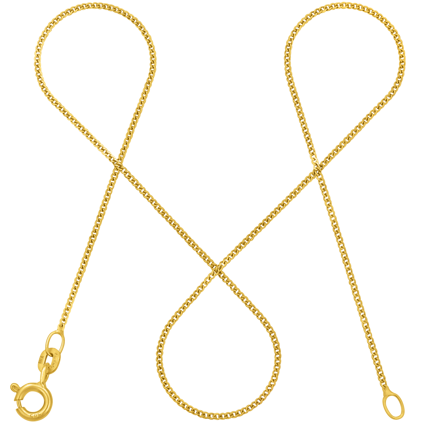Panzerkette TIMELESS Zierlich 14k Echtgold