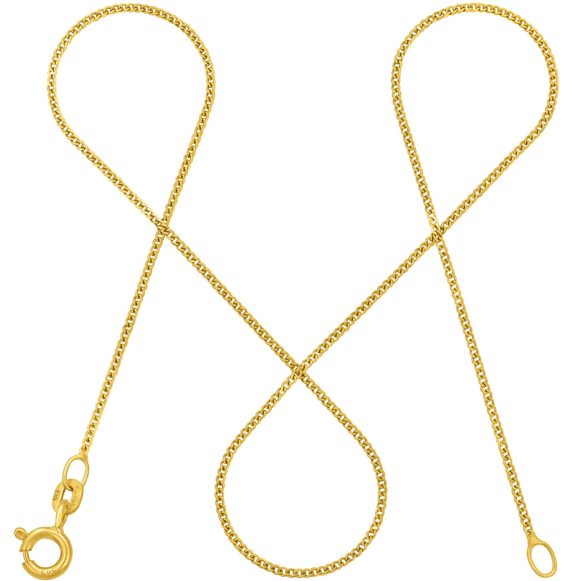 Panzerkette TIMELESS Zierlich 14k Echtgold
