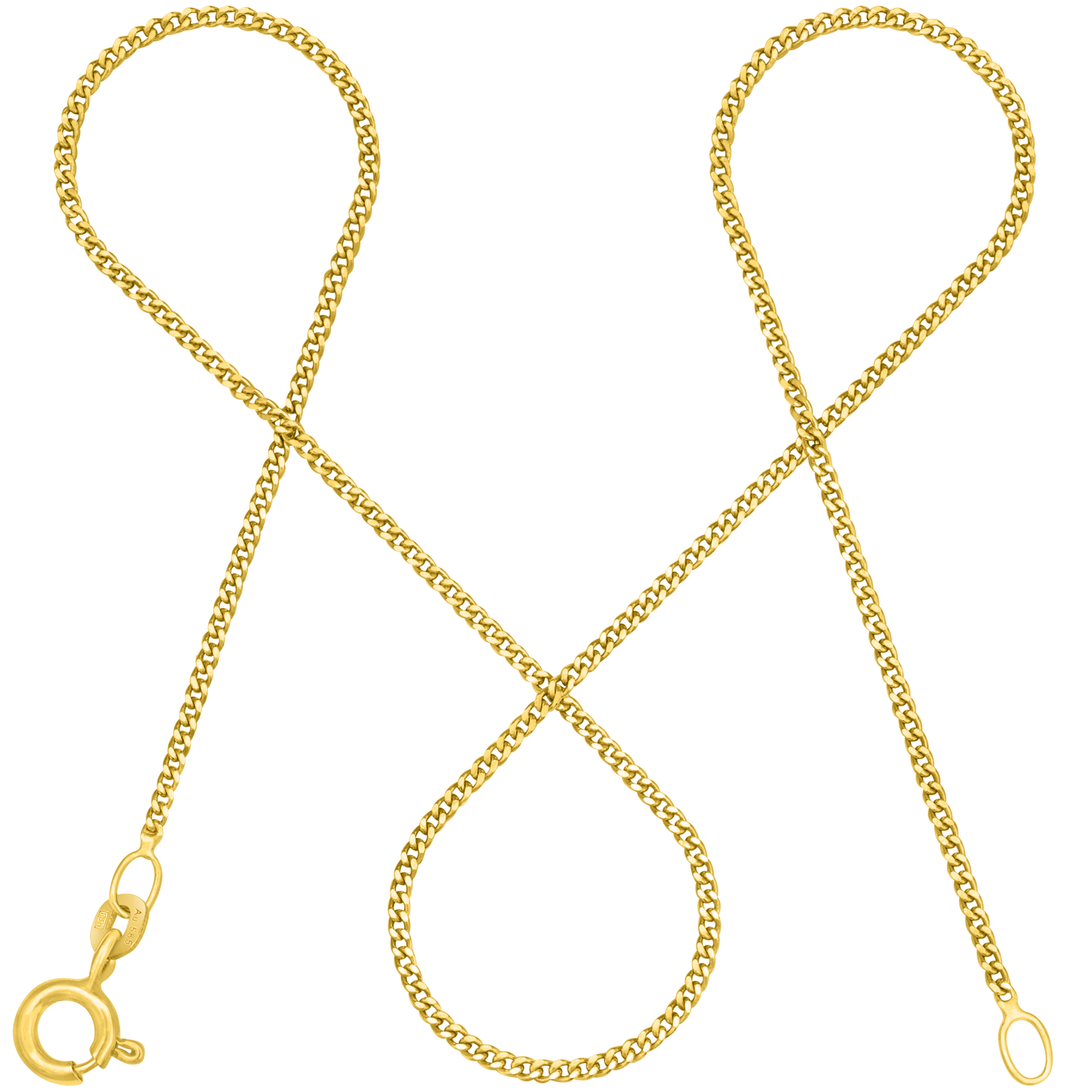 Panzerkette TIMELESS Minimalistisch 14k Echtgold