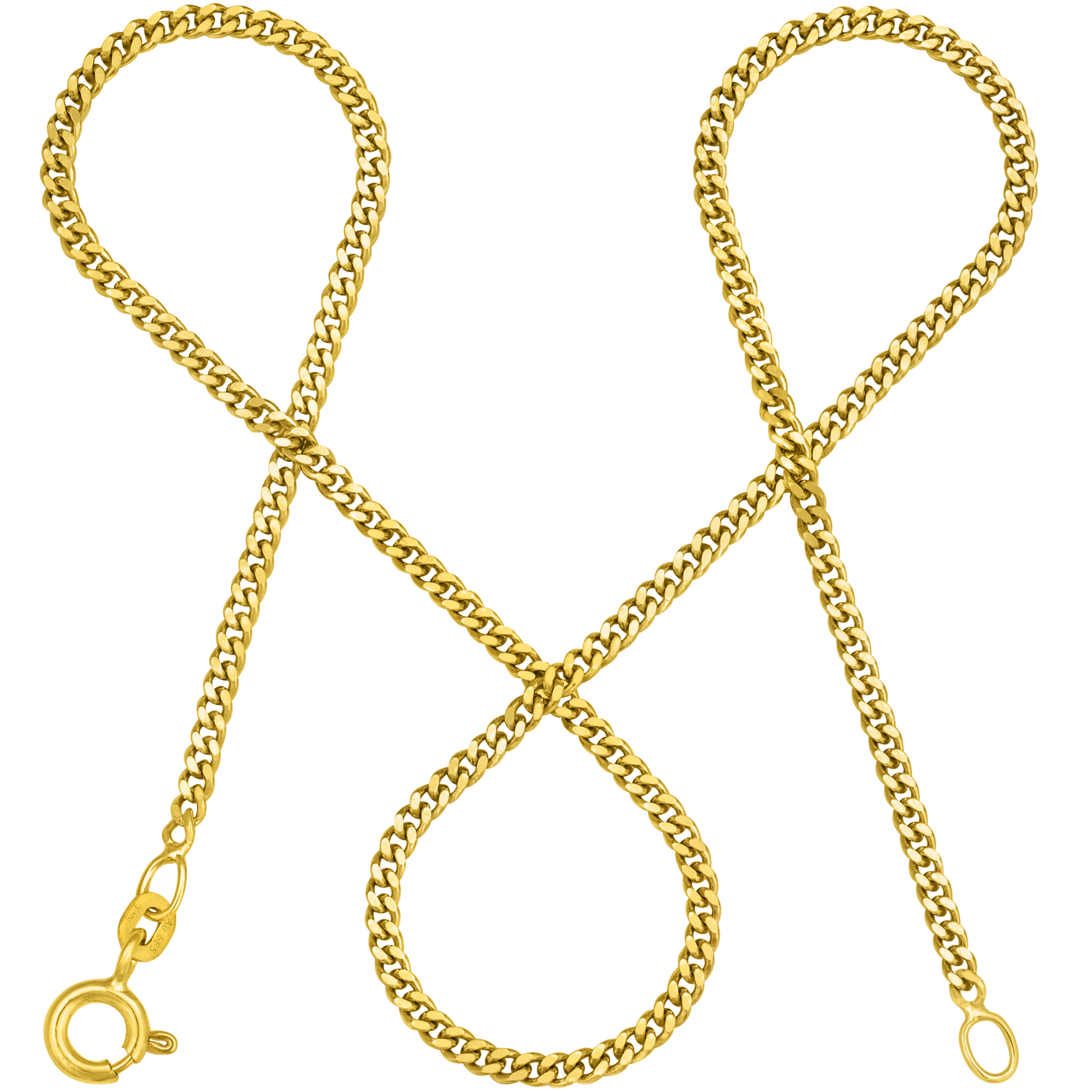 Panzerkette TIMELESS Elegant 14k Echtgold
