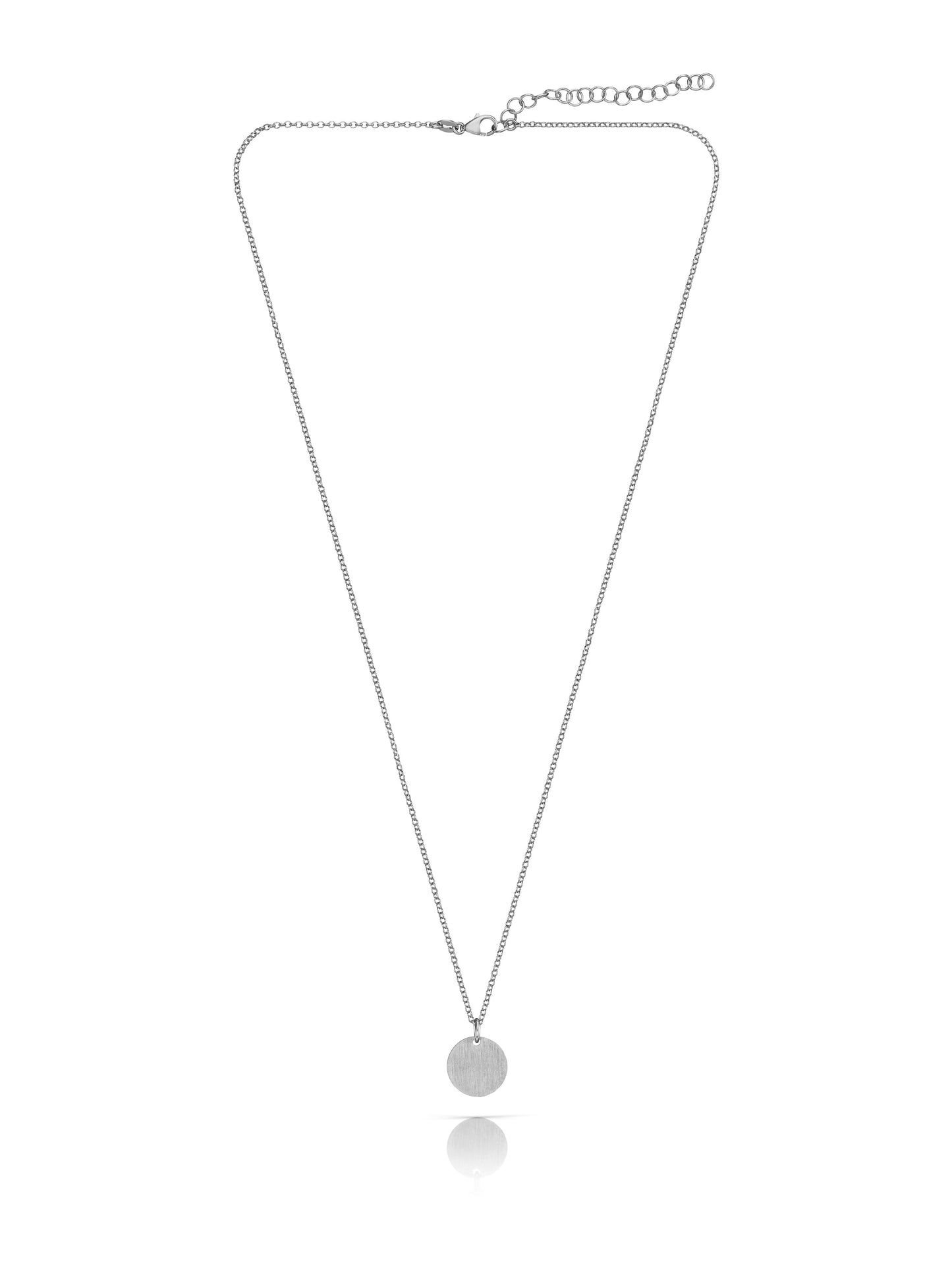 Kettenanhänger CIRCLE 1,2 cm Silber