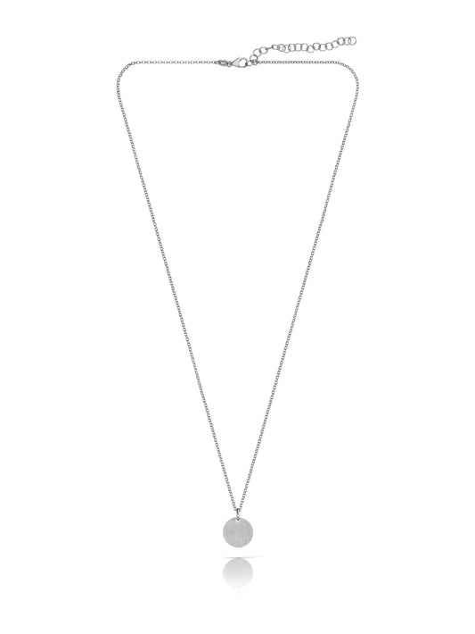 Kettenanhänger CIRCLE 1,2 cm Silber