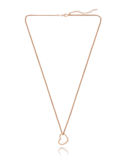 Kettenanhänger HEART Roségold Vergoldet