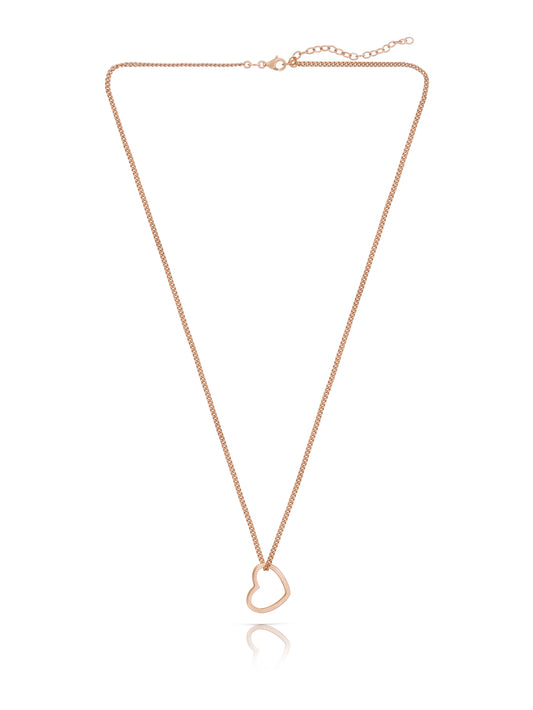 Kettenanhänger HEART Roségold Vergoldet