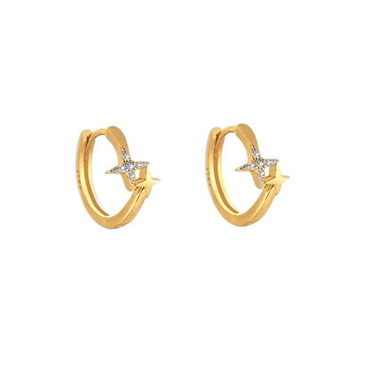 STAR HUGGIE HOOPS 1,1CM-0